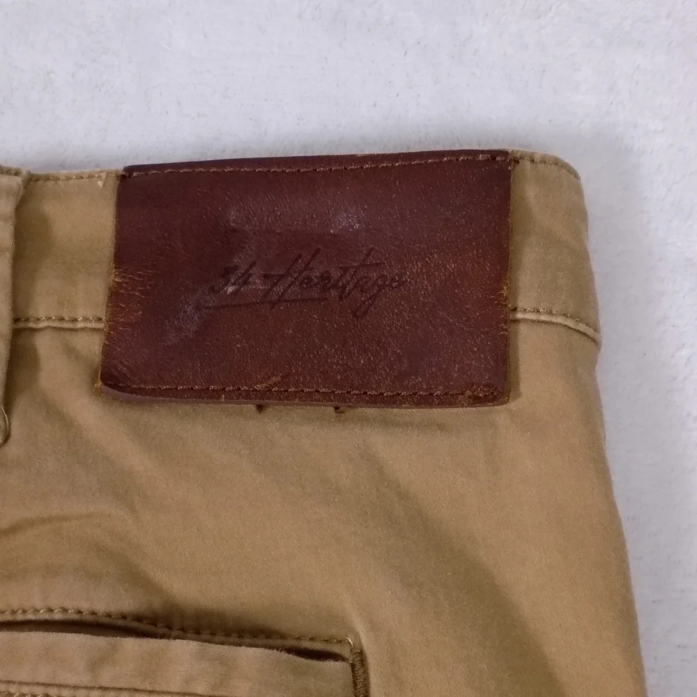 34 Heritage Charisma Chino Tan Khaki Comfort Rise Classic Fit Pants Mens 40x32
